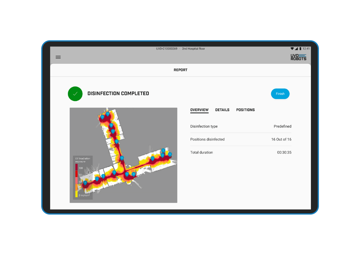 thermal map UVD-1